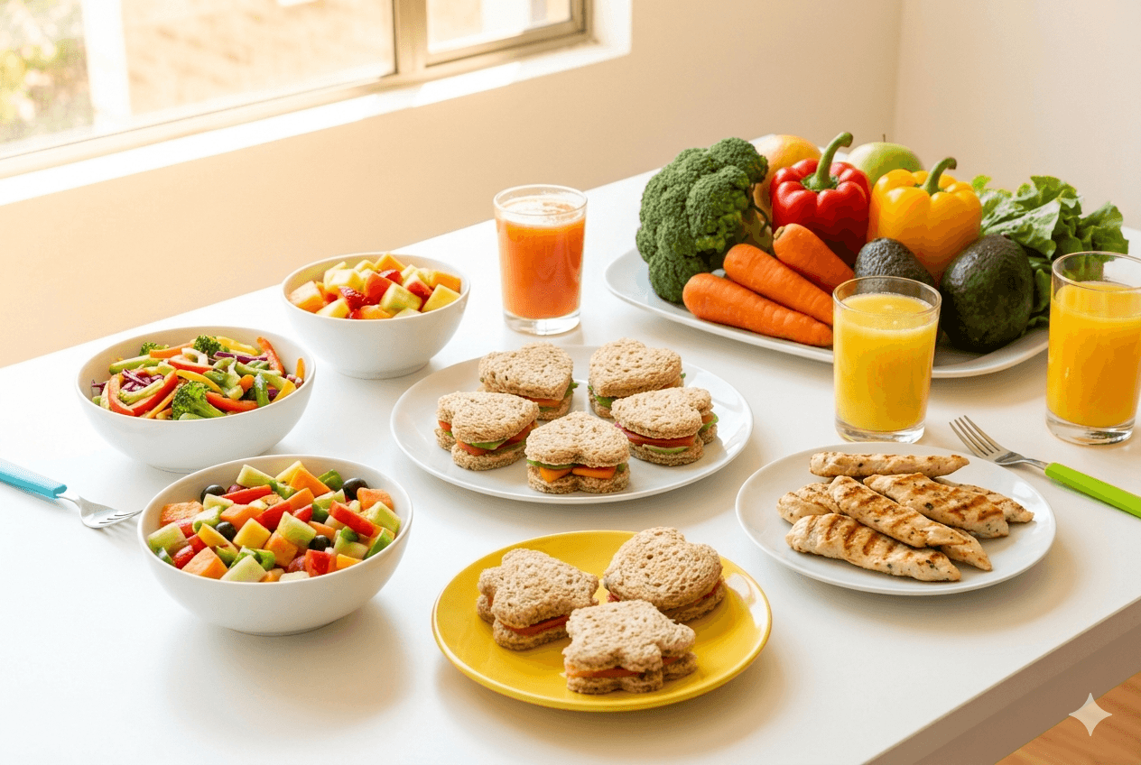 Alimentos frescos y nutritivos